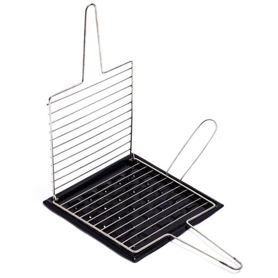 Imagem de Grill aço esmaltado e grelha de alumínio 22,5 cm 1 unidade