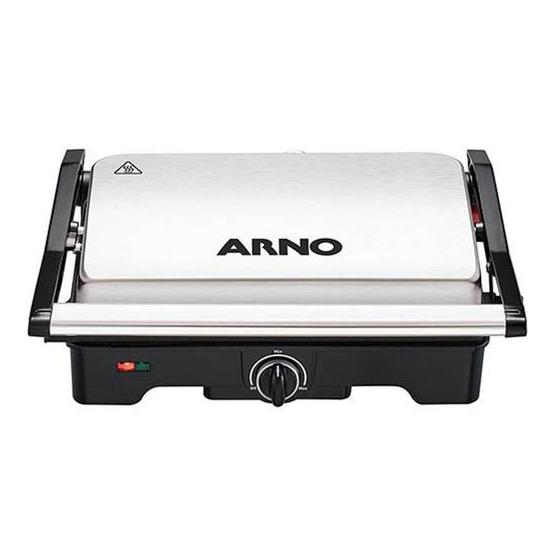Grill Arno Dual Inox SW332DB0/1 Antiaderente com Controle de Temperatura Menor preço em Grill Arno Dual Inox SW332DB0/1 Antiaderente com Controle de Temperatura