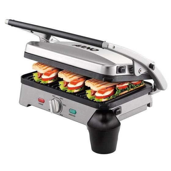 Imagem de Grill Arno Premium GPRE 1200W Prata