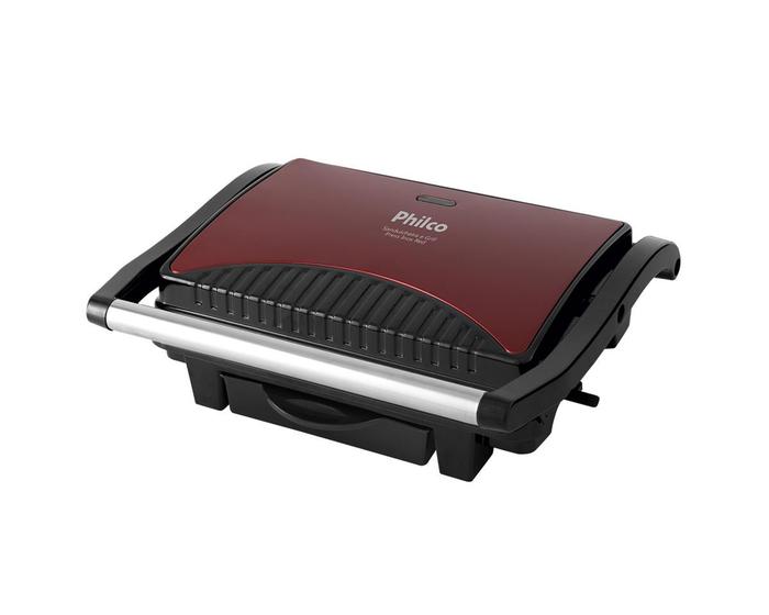 Grill e Sanduicheira Philco Press Inox Red Grill Magazine Luiza