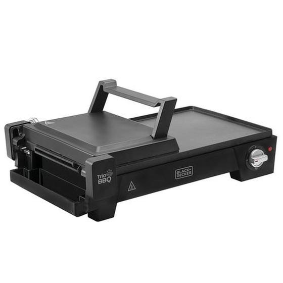 Imagem de Grill Elétrico 3X1 Com Abertura 180 G2200-BR Black Decker 110V