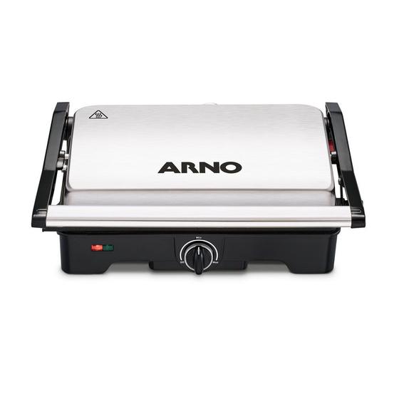 Grill Elétrico Arno Dual com Capacidade para 04 Hambúrgueres GNOX 220V Menor preço em Grill Elétrico Arno Dual com Capacidade para 04 Hambúrgueres GNOX 220V