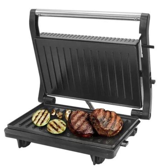Grill Eletrico Austin Antiaderente A5 127v 750w Chapa Ondulada Menor preço em Grill Eletrico Austin Antiaderente A5 127v 750w Chapa Ondulada