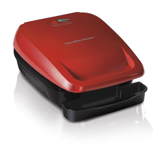 Grill Elétrico Hamilton Beach Vermelho 1200w 220v Menor preço em Grill Elétrico Hamilton Beach Vermelho 1200w 220v