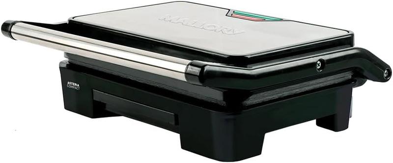 Imagem de Grill Elétrico Mallory Asteria Compact Inox Preto