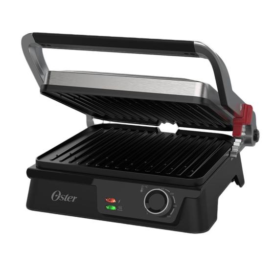 Imagem de Grill Elétrico Multiuso Inox Oster 2 em 1