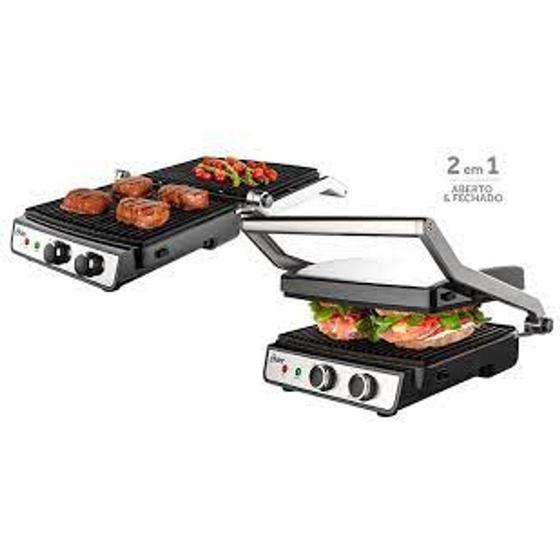 Imagem de Grill Eletronico Multiuso Chapas Removiveis - 127v