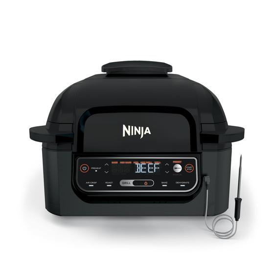 Grill Indoor Ninja LG451BK 5 em 1 com Fritadeira Air Fryer de 4 Quartos