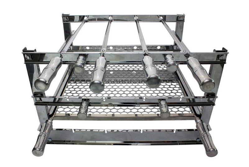 Imagem de Grill Manual Inox suporte para grelhas med 59x53cm