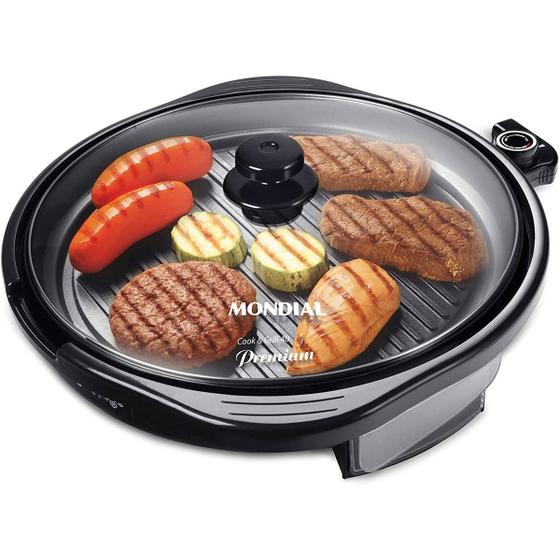 Imagem de Grill Mondial Cook & Grill 40 Premium G-03 - 1270W - 110V - Preto