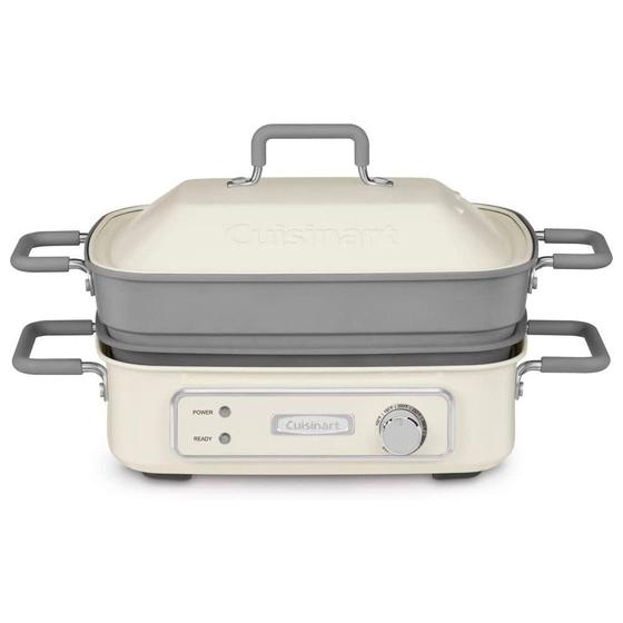 Imagem de Grill Multicooker com Panela A Vapor Cuisinart GR-M3 5L 1400W 110V