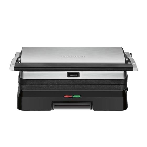 Imagem de Grill Panini em Aço Escovado Gr-11br 220V Cuisinart