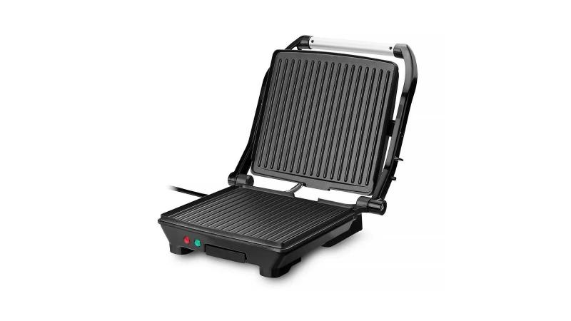 Imagem de Grill panini multilaser com abertura 180 graus 1500w 127v