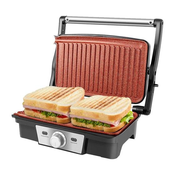 Grill Philco Redstone PGR19PI 7 Temperaturas, Seletor de Temperatura, Preto/Inox Menor preço em Grill Philco Redstone PGR19PI 7 Temperaturas, Seletor de Temperatura, Preto/Inox