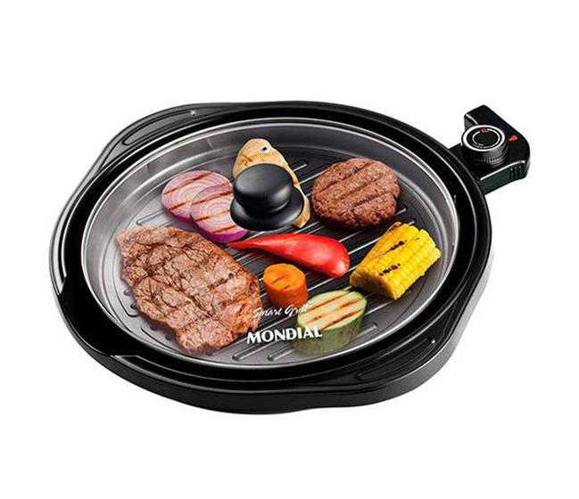 Imagem de Grill Redondo 30Cm Smart Grill 220V Mondial