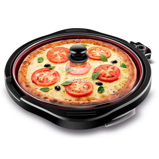 Imagem de Grill redondo cook & grill g-03-rc 1270w red ceramic 127v