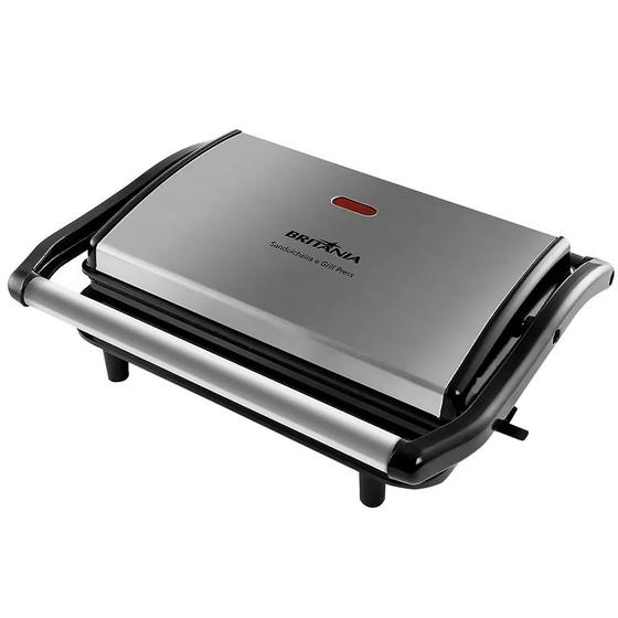 Grill Sanduicheira Britânia Press Antiaderente Chapa Ondulada e Lisa 850W é ruim? Grill Sanduicheira Britânia Press Antiaderente Chapa Ondulada e Lisa 850W é boa?