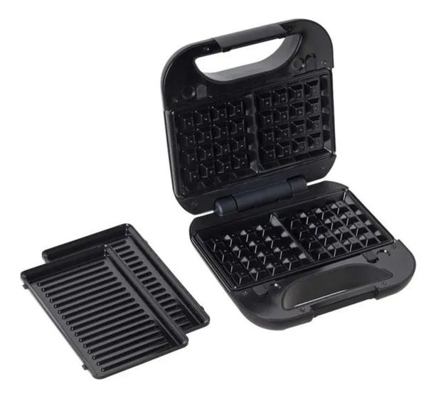 Imagem de Grill Sanduicheira E Máquina Waffle 2 Em 1 Black+decker 127v