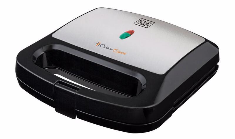 Imagem de Grill Sanduicheira Misteira Elétrica Black Decker Inox 800w