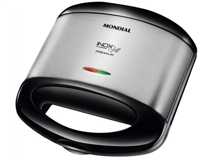 Grill/Sanduicheira Mondial Premium S-07 Retangular 850W Imagem de Grill/Sanduicheira Mondial Premium S-07 Retangular 850W