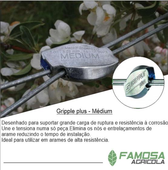 Imagem de Gripple plus medium - 1 Unidade - para cabo de aço de 2,00  3,25mm