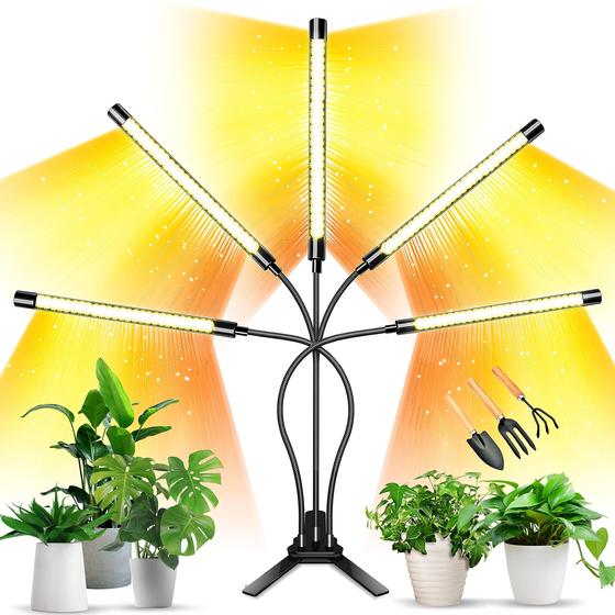 Imagem de Grow Lights Knente 150W, LEDs, temporizador de espectro completo de 3/9/12H