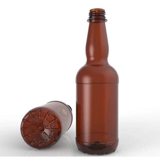 Imagem de Growler Pet 500 ml Tipo Inglesa Ambar - Pack com 10