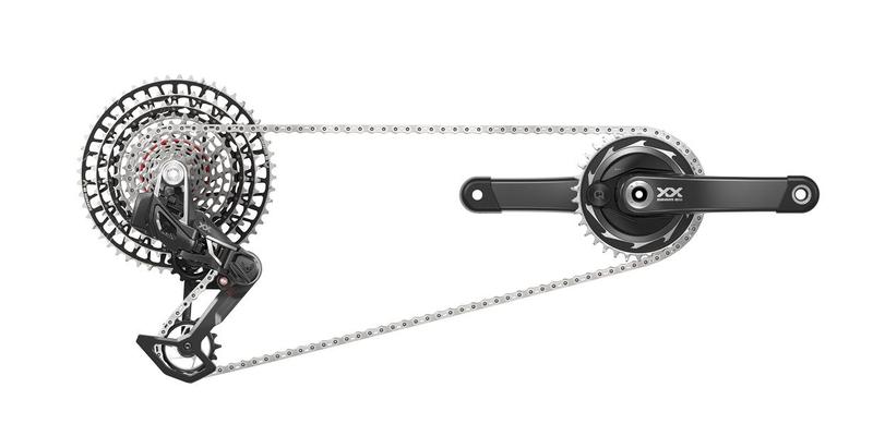 Imagem de Grupo Sram XX Sl Eagle Axs T-Type Com Potência 175mm 34T