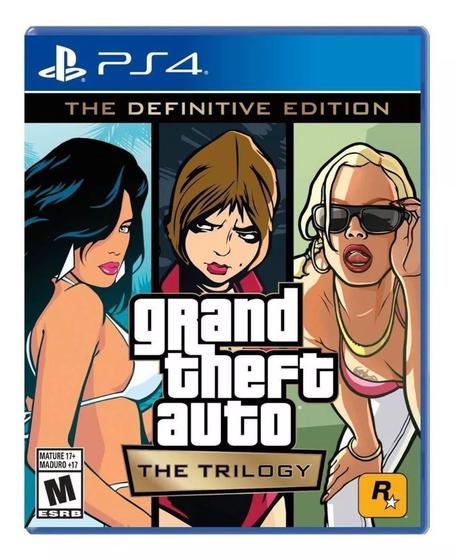 Imagem de GTA Grand Theft Auto The Trilogy Definitive Edition PS4 Mídia Física