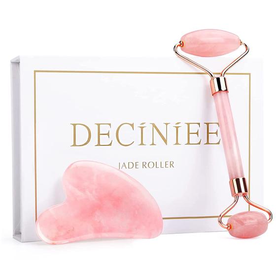 Imagem de Gua Sha Face Roller Tools Deciniee Jade Roller Facial Care