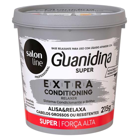 Imagem de Guanidina Extra Conditioning Relaxer Alisa e Relaxa Salon Line 215gr