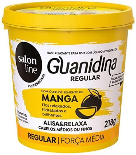 Imagem de Guanidina Óleo Semente de Manga Alisa e Relaxa Salon Line 218gr