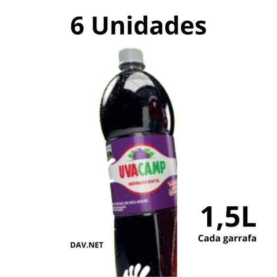 Imagem de Guaracamp Uva 1,5 L Garrafa Pronto Para Beber 6und