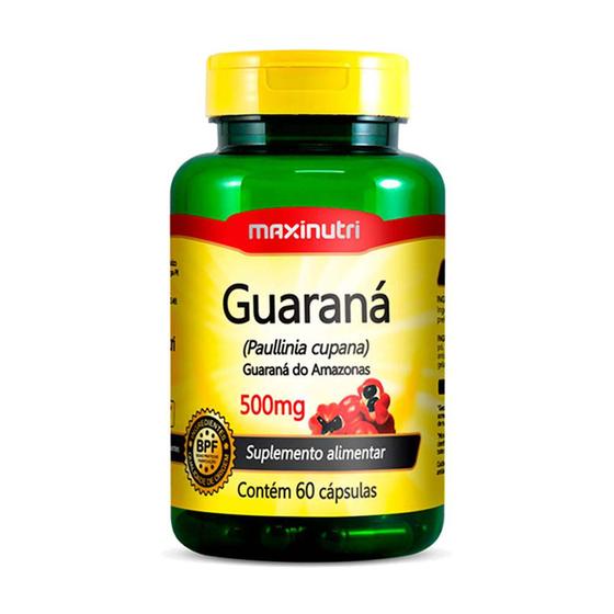 Imagem de Guaraná 500mg com 60 Capsulas Maxinutri