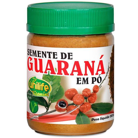 Imagem de Guaraná em pó puro 150g Unilife