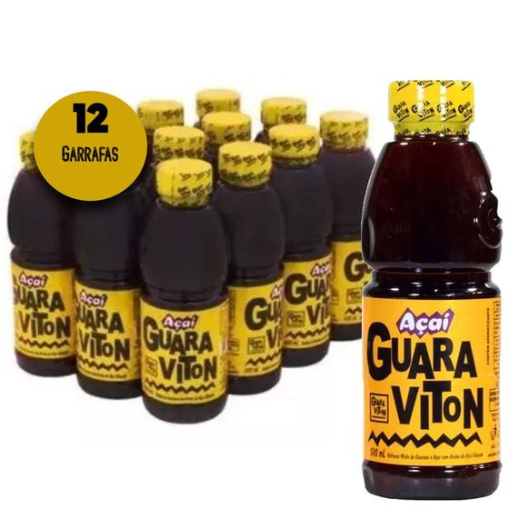 Imagem de GUARAVITON Natural Açai Pet 500ml (12 Unidades)