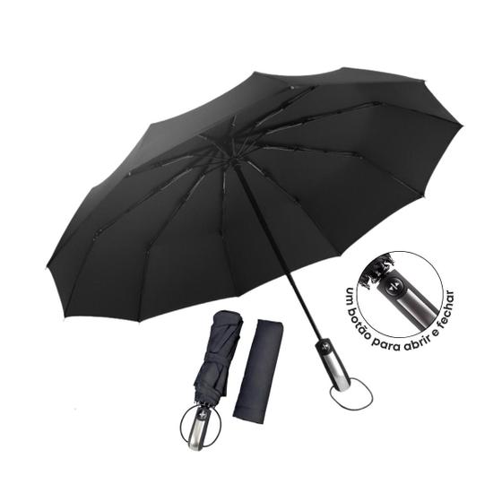 Guarda Chuva Abre e Fecha Automático Contra Vento Reforçado Sombrinha Menor preço em Guarda Chuva Abre e Fecha Automático Contra Vento Reforçado Sombrinha