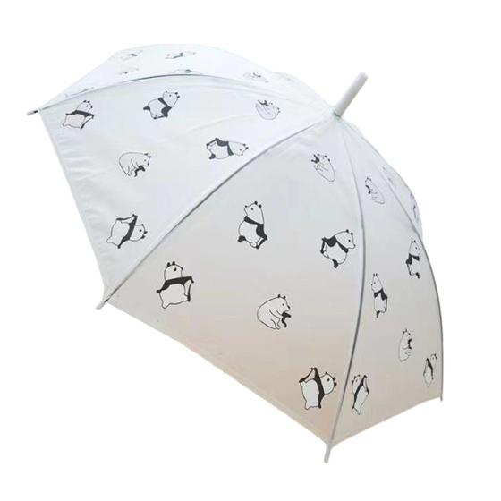 Imagem de Guarda Chuva Automático Infantil De Panda Com 8 Varetas