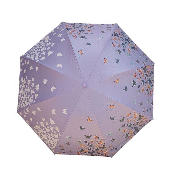 Imagem de Guarda Chuva Blackout Proteção UV com Estampas que mudam de cor quando molha: Cores Sortidas