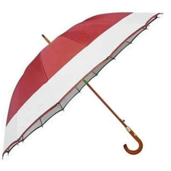 Imagem de Guarda Chuva Cabo Madeira 16 Varetas Reforçado