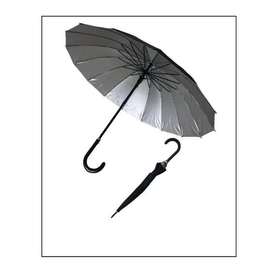 Guarda chuva com cabo fixo grande reforçado resistente Menor preço em Guarda chuva com cabo fixo grande reforçado resistente