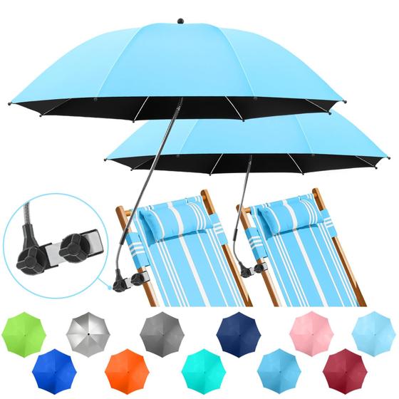 Imagem de Guarda-chuva de Cadeira NBTOus (41,8cm) com Proteção UV UPF 50+ - Kit com 2 Peças