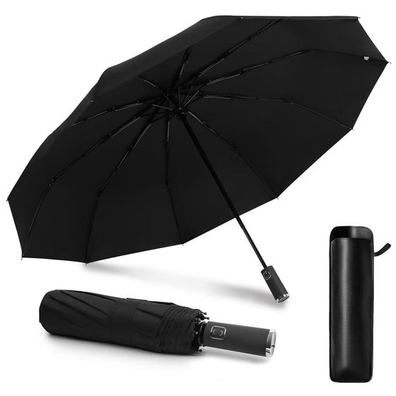 Imagem de Guarda-Chuva DOFOWOT com Proteção UV e à Prova de Vento (UPF 50+)