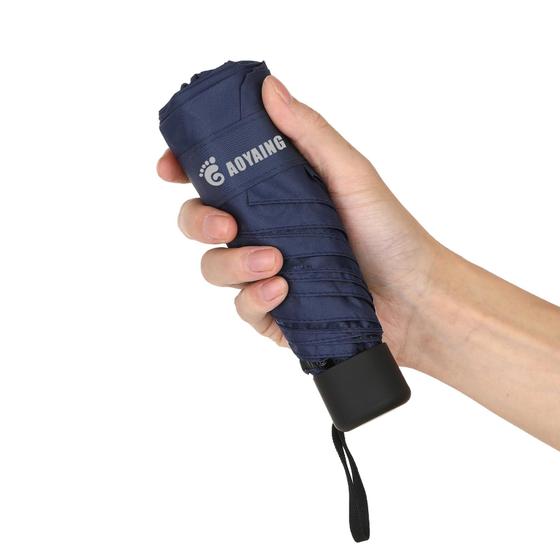 Imagem de Guarda-chuva GAOYAING Compact Travel Sun Rain UV50+ Pocket Navy