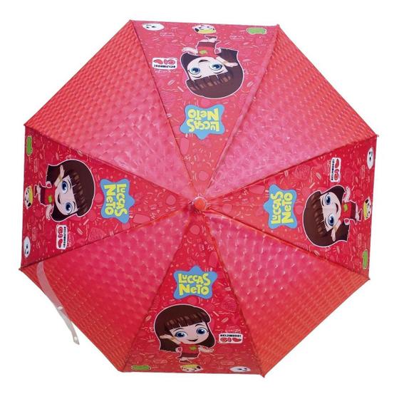 Imagem de Guarda Chuva Gi Luccas Neto Com Apito Vermelho