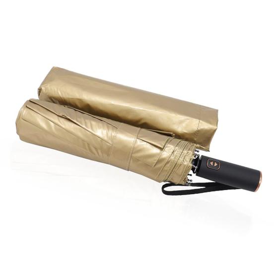 Guarda-chuva Grande Automático Com Proteção Solar UV Hastes de Alumínio Reforçada Contra Vento Cabe na Bolsa Menor preço em Guarda-chuva Grande Automático Com Proteção Solar UV Hastes de Alumínio Reforçada Contra Vento Cabe na Bolsa
