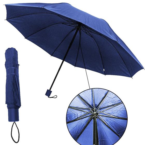 Imagem de Guarda-chuva Grande Comporta Duas pessoas Com 140cm Aberto Contra Vento Reforçado