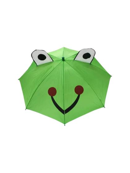 Imagem de Guarda-Chuva Infantil Bichinhos Automatico Apito Verde