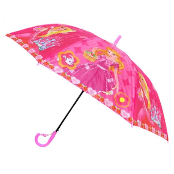 Imagem de guarda chuva infantil com desenho para menino e menina sombrinha  com apito otima qualidade automatico