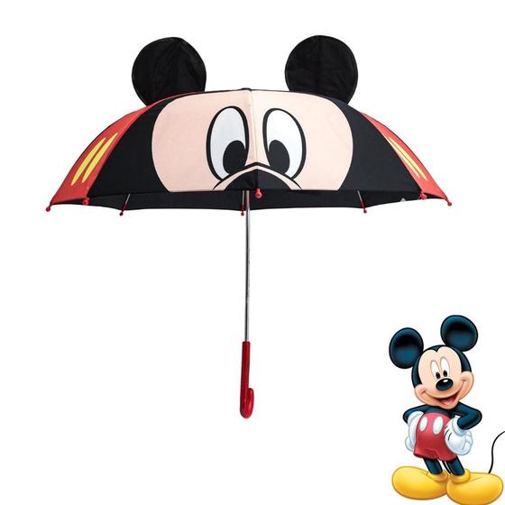 Imagem de Guarda Chuva Infantil Mickey Mouse Orelhinhas Tuut Disney